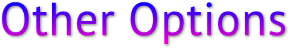Other Options Other Options